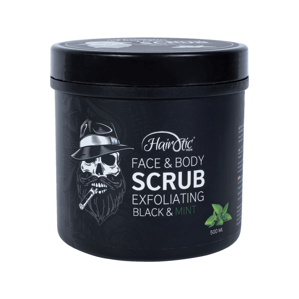 Hairoticmen Face Scrub Black und Mint | Hautpflege