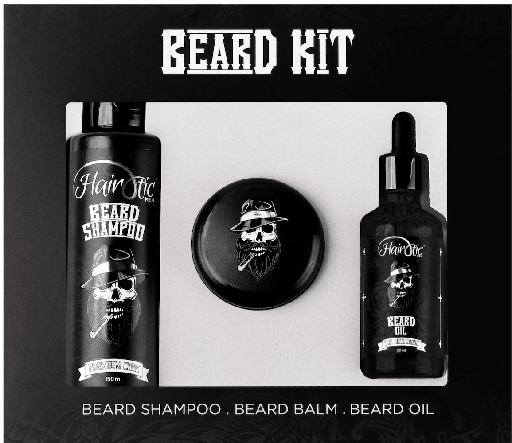 [HM-BEARDKIT-3IN1] Hairoticmen Beard Kit 3 IN 1 | Bartpflege